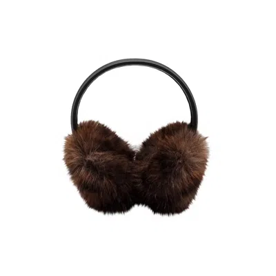 Nooki Design Women's Brown Estella Earmuff-chocolate Leopard