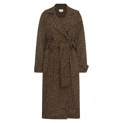 Nooki Design Women's Brown Stacy Mac In Chocolate Leopard In Animal Print