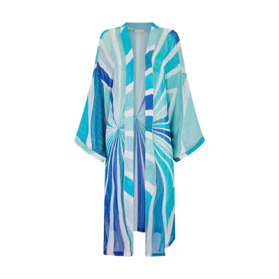 Nooki Design Women's Charlie Kimono In Blue