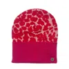 Nooki Design Women's Darcy Leopard Beanie - Pink Mix In Pink