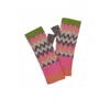 Nooki Design Women's Dora Chevron Wrist-warmer Inpink Mix In Multi