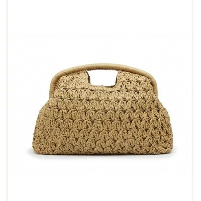 Nooki Design Women's Green Charleston Framed Grab Bag-khaki In Brown