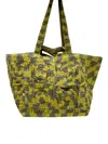 Nooki Design Women's Green Glasto Crochet Tote In Khaki In Green