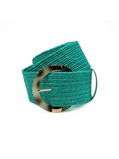 Nooki Design Women's Green Mirage Belt In Jade In Blue