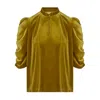 Nooki Design Women's Green / Yellow Lexy Top Olive In Multi
