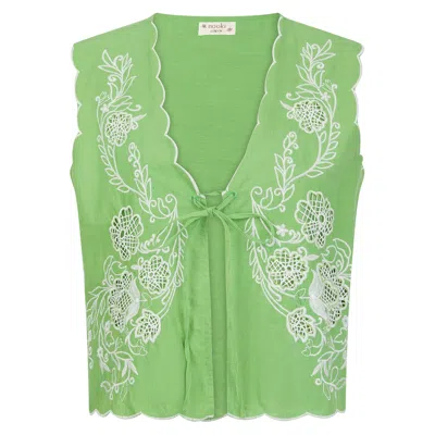 Nooki Design Women's Isabel Giletgreen In Green