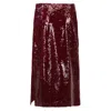 Nooki Design Women's Meleka Sequin Skirt-red In Red