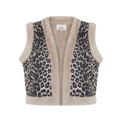 Nooki Design Women's Neutrals Arnica Leopard Gilet