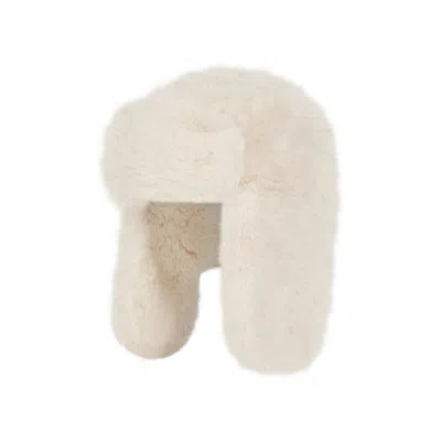 Nooki Design Women's Neutrals Billie Faux Fur Trapper- Oatmeal In White