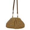 Nooki Design Women's Neutrals Corgan Beaded Frame Bag - Natural