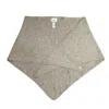 Nooki Design Women's Neutrals Edwina Knitted Triangle Scarf - Mink In Gray