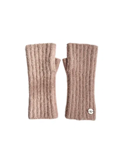 Nooki Design Women's Neutrals Iris Fingerless Gloves - Mink