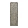 Nooki Design Women's Philippa Sequin Skirt In Gold In Gray