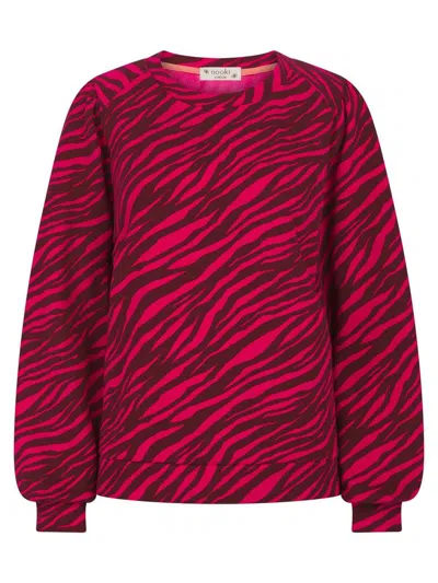 Nooki Design Printed Zebra Piper Sweater-pink