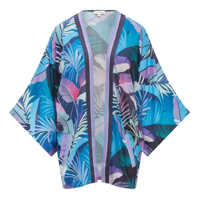 Nooki Design Women's Pink / Purple Tropical Kimono - Pink & Purple In Pink/purple