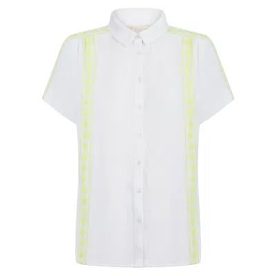 Nooki Design Women's Polly Shirt - White Mix