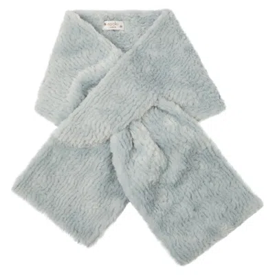 Nooki Design Women's Rivington Faux Fur Scarf In Sky Blue