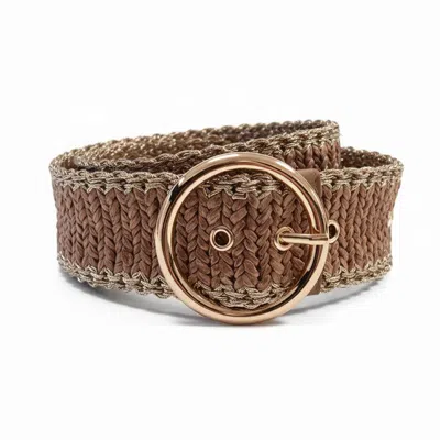 Nooki Design Women's Shannon Elasticated Summer Belt - Brown Mix