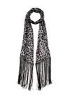 Nooki Design Women's Stevie Lame Scarf-silver Leo In Silver