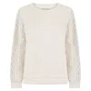Nooki Design Women's White Annabelle Sweater In Cream In White
