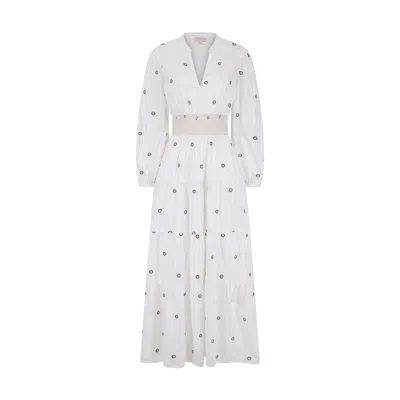 Nooki Design Women's White Chloe Maxi Dress