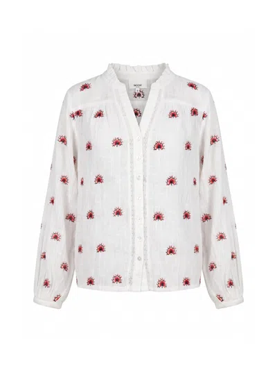 Nooki Design Women's White Martina Blouse - Ecru