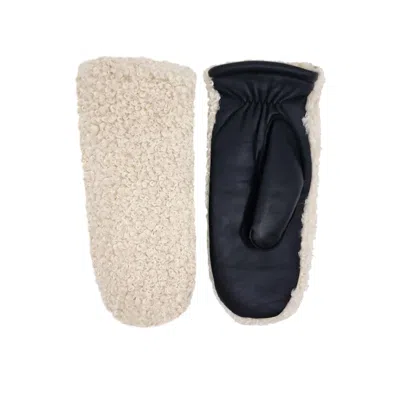 Nooki Design Women's White Roma Mitten-cream In Neutrals