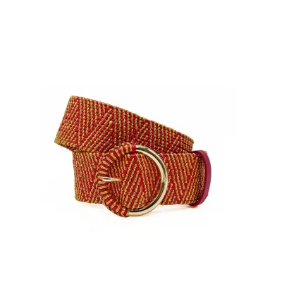 Nooki Design Women's Yellow / Orange Linda Belt - Coral In Yellow/orange