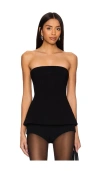 Nookie Caroline Strapless Top In Black
