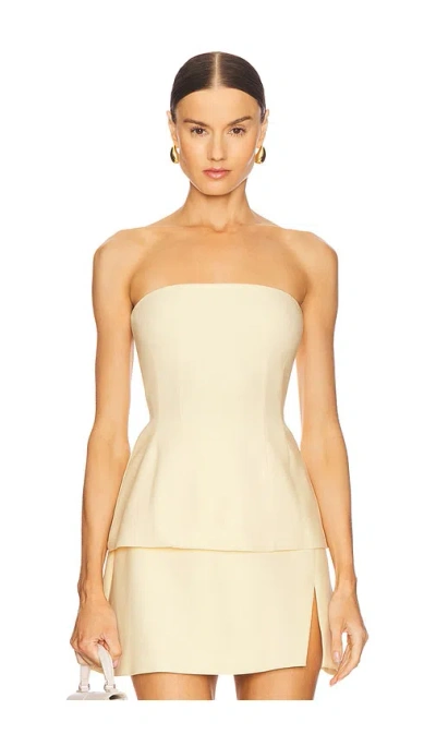 Nookie Caroline Strapless Top In White