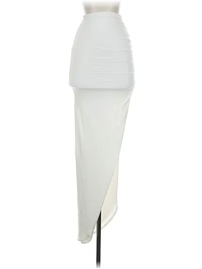 Pre-owned Nookie Casual Skirt In White