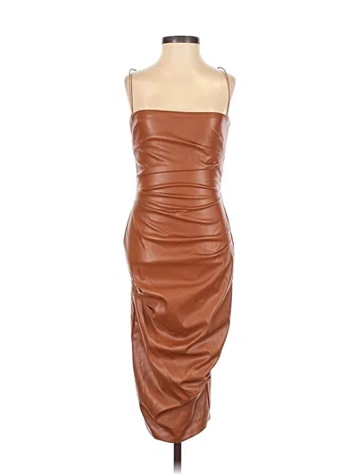 Pre-owned Nookie Cocktail Dress In Brown