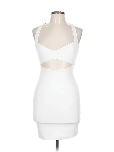 Pre-owned Nookie Cocktail Dress In White