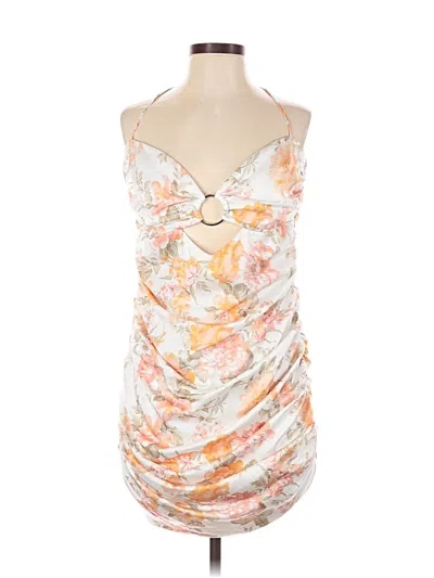 Pre-owned Nookie Cocktail Dress In White