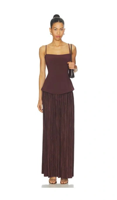 Nookie Darling Maxi Dress In Brown