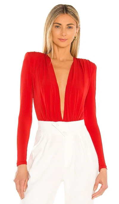 Nookie Dasha Bodysuit In Fiery Red