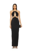 Nookie Desiree Cut Out Maxi Dress In Black