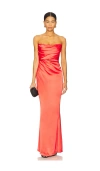 Nookie Emelie Strapless Gown In Multi