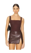 Nookie Enigma Bodysuit In 巧克力色