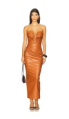 Nookie Evoke Maxi Dress In Brown