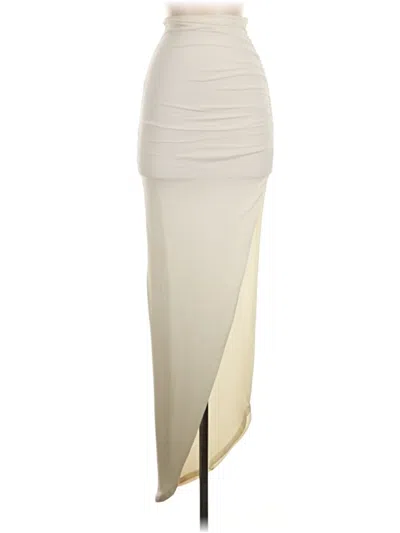 Pre-owned Nookie Formal Skirt In Ivory