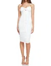 Nookie Fortune Midi Dress In White In White