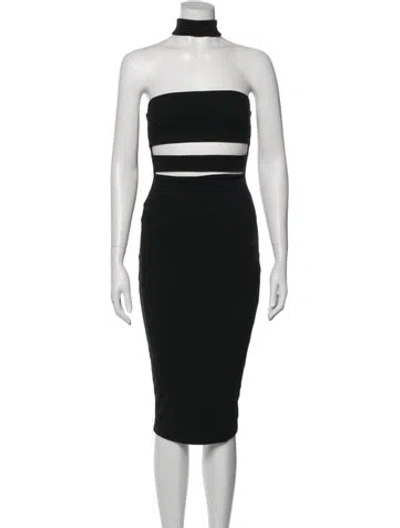 Pre-owned Nookie Frankie Bodycon Mini Dress In Black