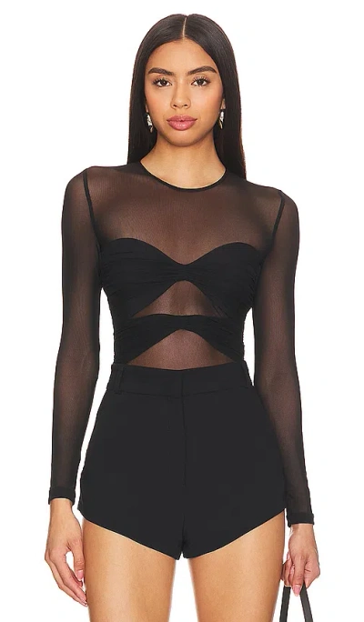 Nookie Intrigue Bodysuit In Black