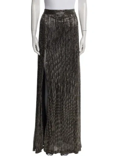 Pre-owned Nookie Long Skirt In Green