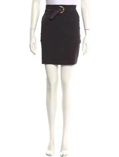 Pre-owned Nookie Mini Skirt In Black