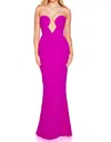 Nookie Minx Maxi Dress In Electric Pink In Multi
