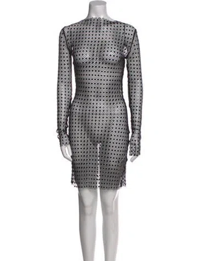 Pre-owned Nookie Mock Neck Mini Dress W/ Tags In Multi