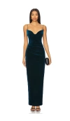 Nookie Mystery Maxi Dress In Teal