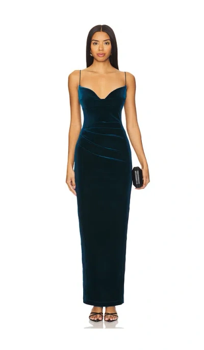 Nookie Mystery Maxi Dress In Teal